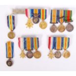 ASSORTED WWI FIRST WORLD WAR MINIATURE MEDALS