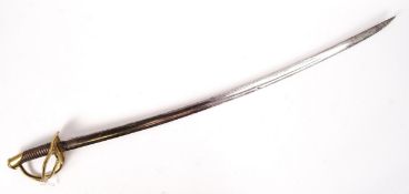 19TH CENTURY FRENCH 1860 PATTERN CAVALRY SWORD / SABRE