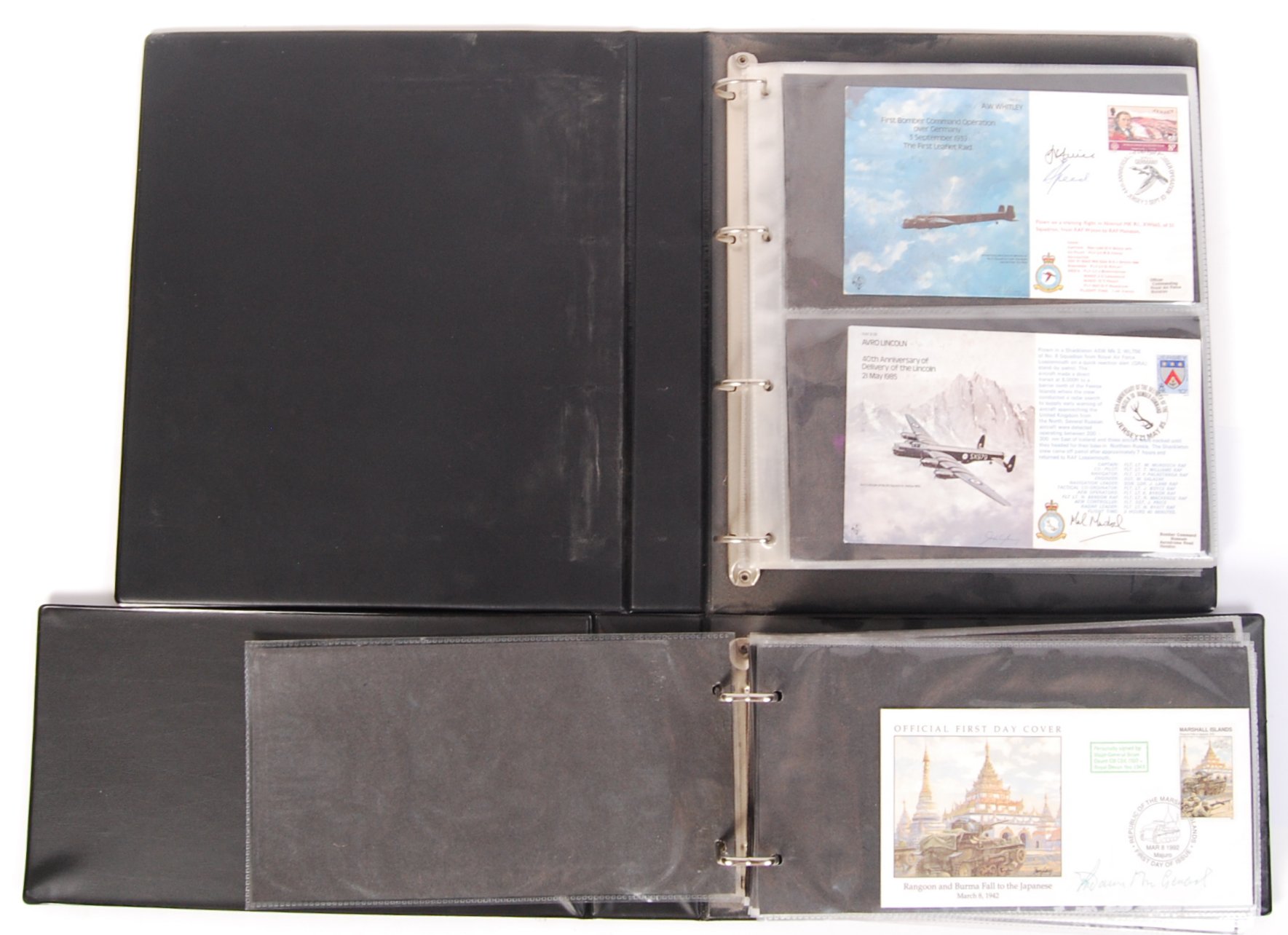 ASSORTED WWII RELATED SIGNED / AUTOGRAPHED FIRST DAY COVERS