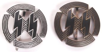 WWII GERMAN THIRD REICH NAZI ' SS ' SPORTING BADGES