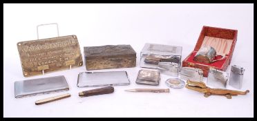 A good collection of vintage cigarette lighters an