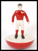 A Royal Doulton Subbuteo ceramic football figurine