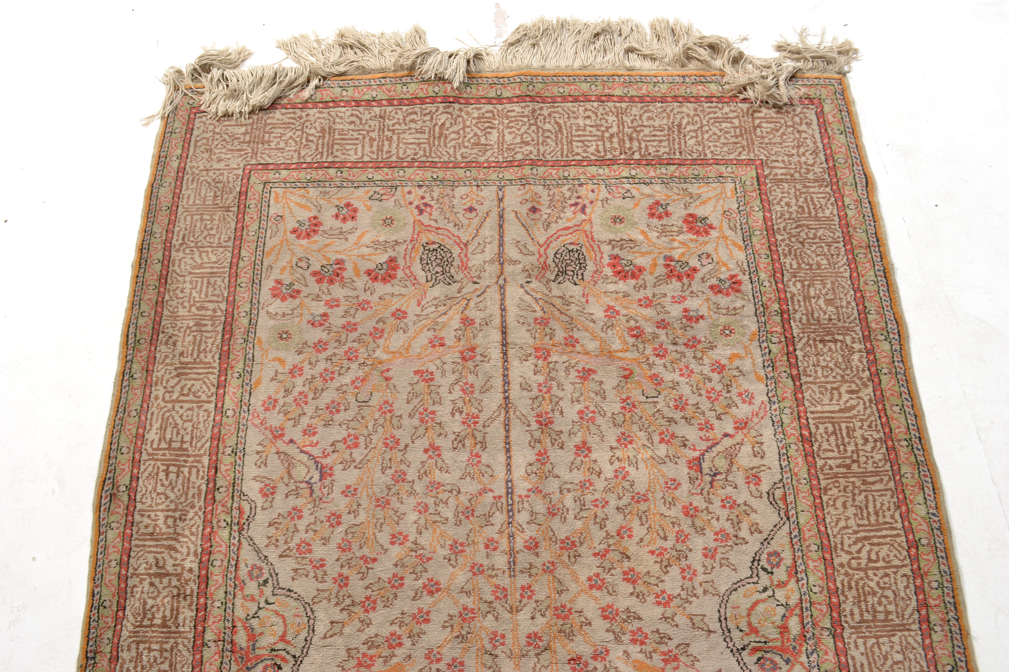 A 20th century Turkish Islamic carpet rug having a - Image 4 of 6