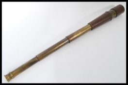 A four draw field telescope made by Broadhurst Cla