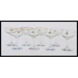 A set of eight vintage retro 20th century Babycham