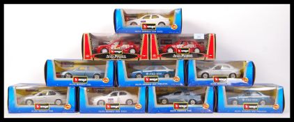 COLLECTION OF 1:24 SCALE BURAGO PRECISION DIECAST