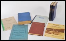 A collection of vintage books ans trade journals d