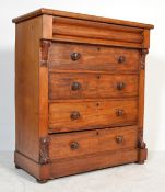 A Victorian mahogany Scottish chest of drawers bei