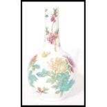 A fine Chinese porcelain bottle vase of baluster f