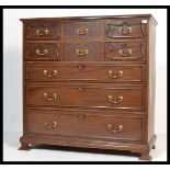 A good 19th century mahogany chest of drawers bein