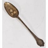 An 18th century Georgian silver hallmarked berry spoon bearing hallmarks for London 1792 makers John