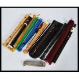 A good collection of vintage and retro 20th Century recorders, various makes and models. Please
