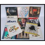 Vinyl Records - A good collection of vinyl long play LP records and 12" singles to include Eric