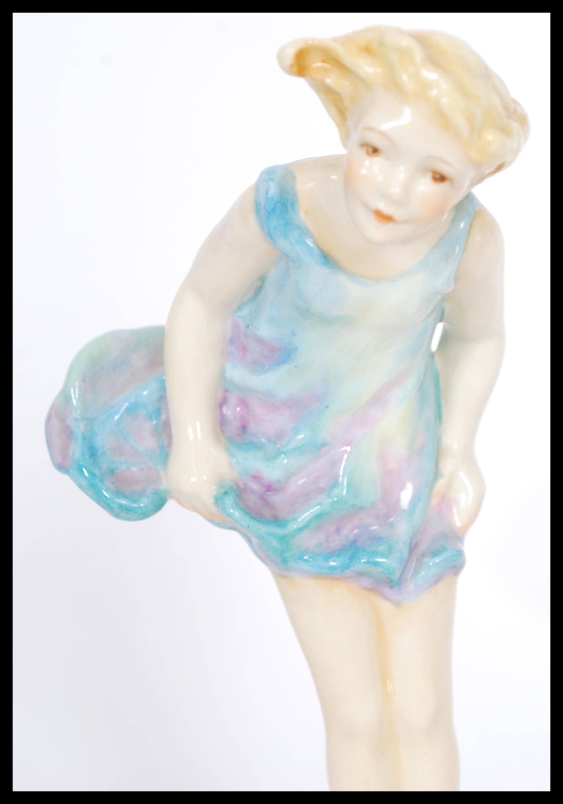 A Royal Worcester figure entitled Sea Breeze modelled by F G Doughty model number 3008. Stamps and - Image 7 of 7