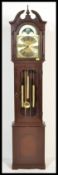 A 20th century contemporary moon phase grandfather / longcase clock by Denclock - Scan Clock of