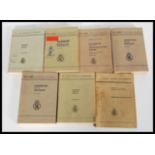 Military Books; a set of 7x Dutch 1970's / 1980's ' Soldier's Handbook ' guide books ' Handboek Voor