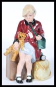 A Royal Doulton figurine entitled The Girl Evacuee HN3203. Limited edition 281/9500. measures:  20