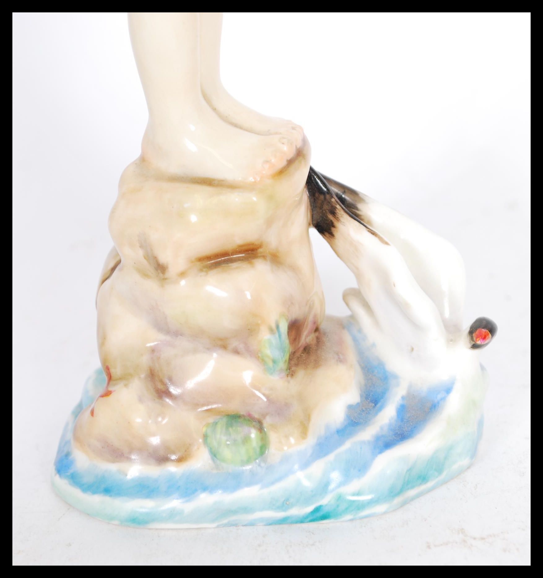 A Royal Worcester figure entitled Sea Breeze modelled by F G Doughty model number 3008. Stamps and - Image 6 of 7