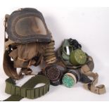 WWII SECOND WORLD WAR AND LATER GAS MASKS