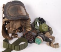 WWII SECOND WORLD WAR AND LATER GAS MASKS