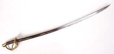 19TH CENTURY FRENCH 1860 PATTERN CAVALRY SWORD / S