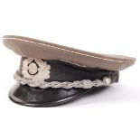 POST-WWII EAST GERMAN UNIFORM PEAKED CAP