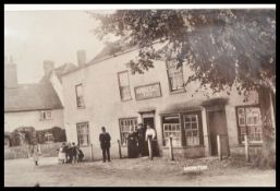 An Edwardian original photograph of village pub se