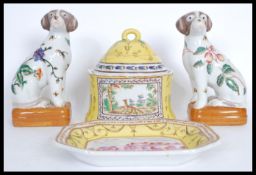 A group of 20th century Chinese ceramics to includ