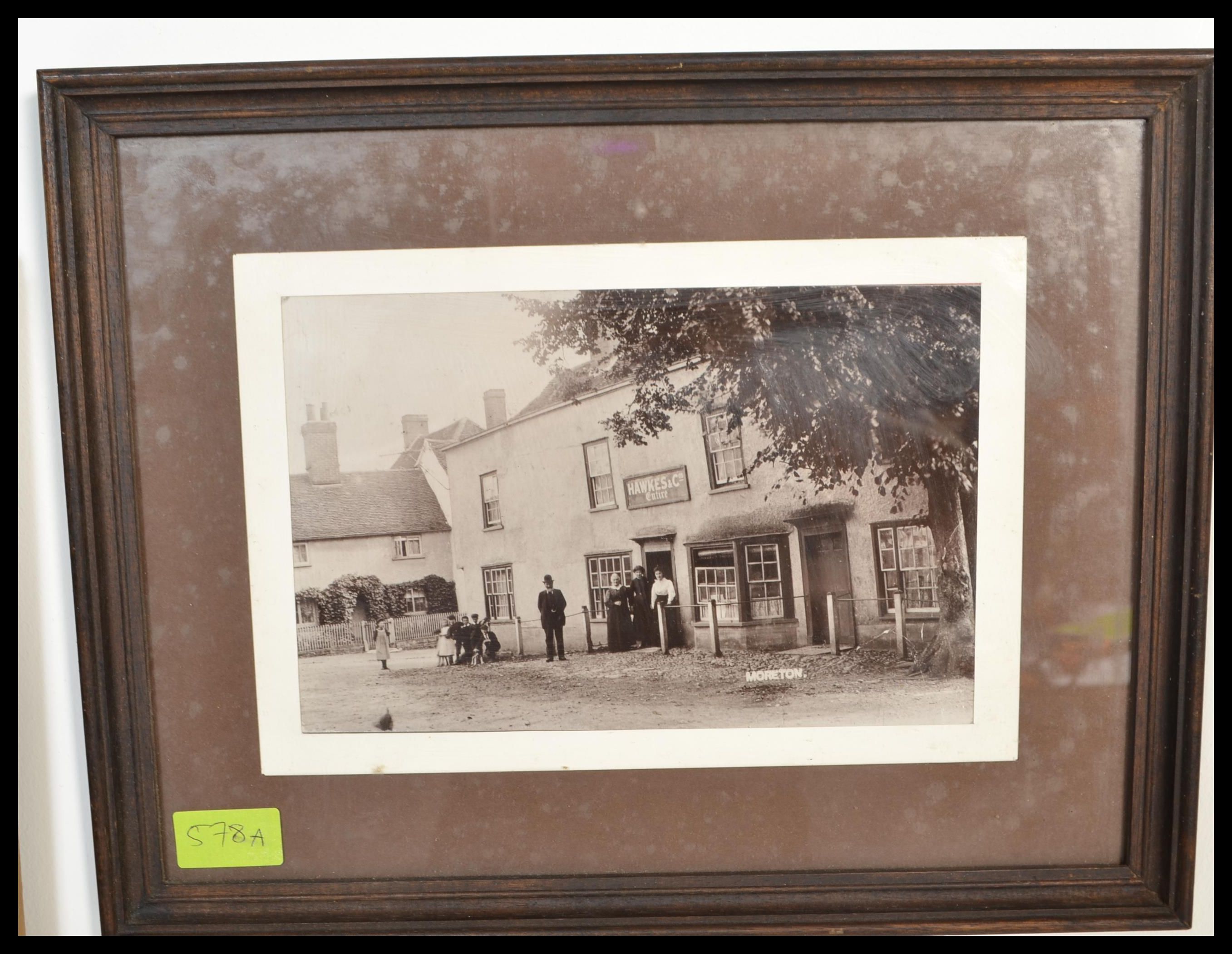 An Edwardian original photograph of village pub se - Image 2 of 2