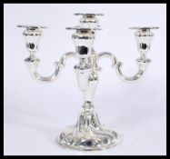 A vintage 20th century WMF silver plated five poin