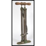 An early 20th century motoring related foot pump w