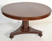 A 19th Century mahogany tilt-top breakfast table w