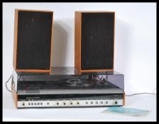 A vintage 1970's Fidelity Studio 6 teak cased and
