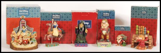 A selection of Snow White related Disney Showcase figurines to include 'The one that started them