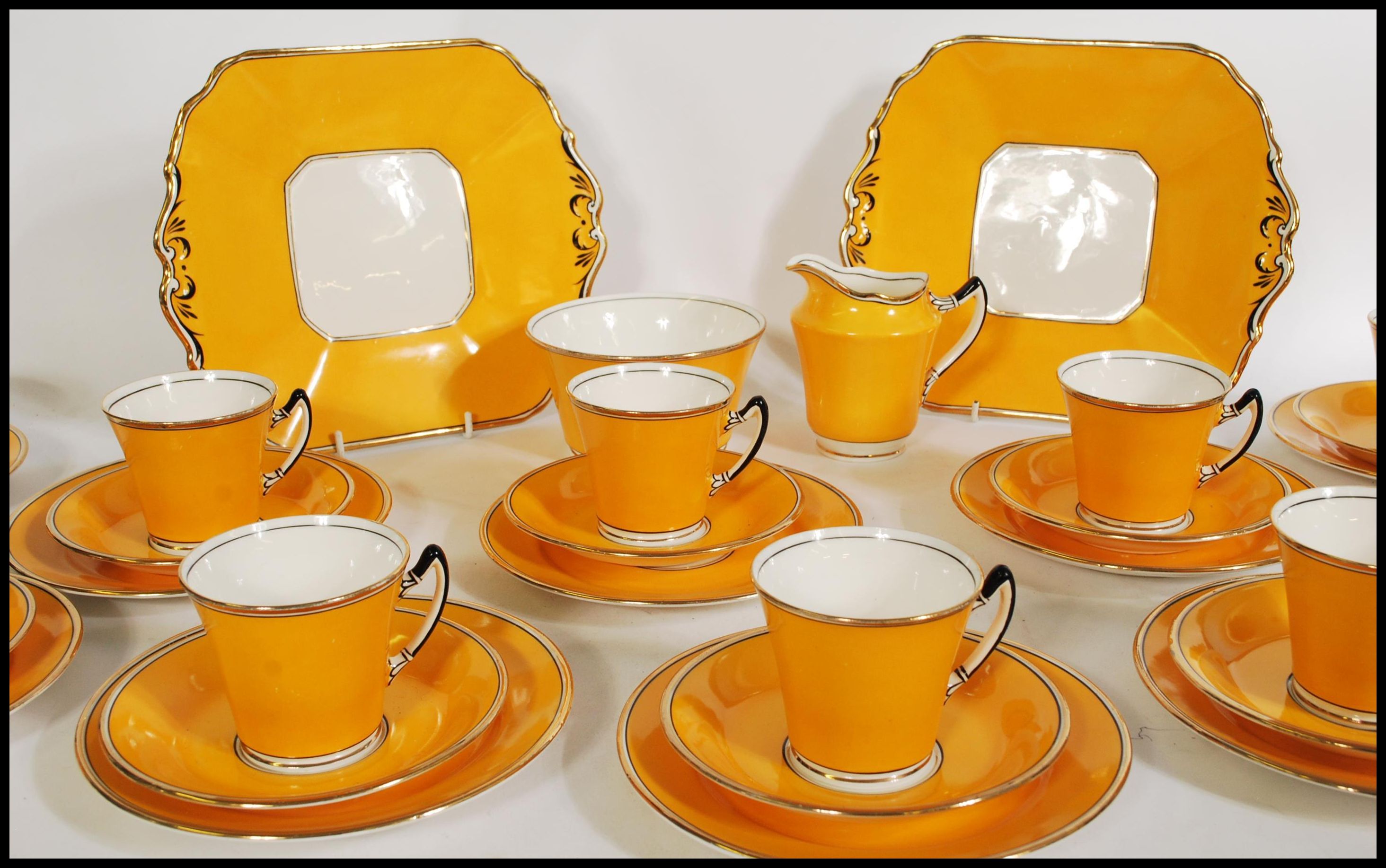 A vintage twelve person Duchess china tea service consisting of twelve cups and saucers sandwich - Image 3 of 4