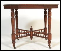 A 19th century Victorian mahogany centre table of
