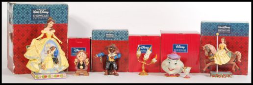 A selection of Disney Showcase figurines related to Beauty and the Beast to include 'Moonlit