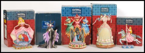 A selection of Disney Showcase figurines related to Sleeping Beauty to include 'A Dance for