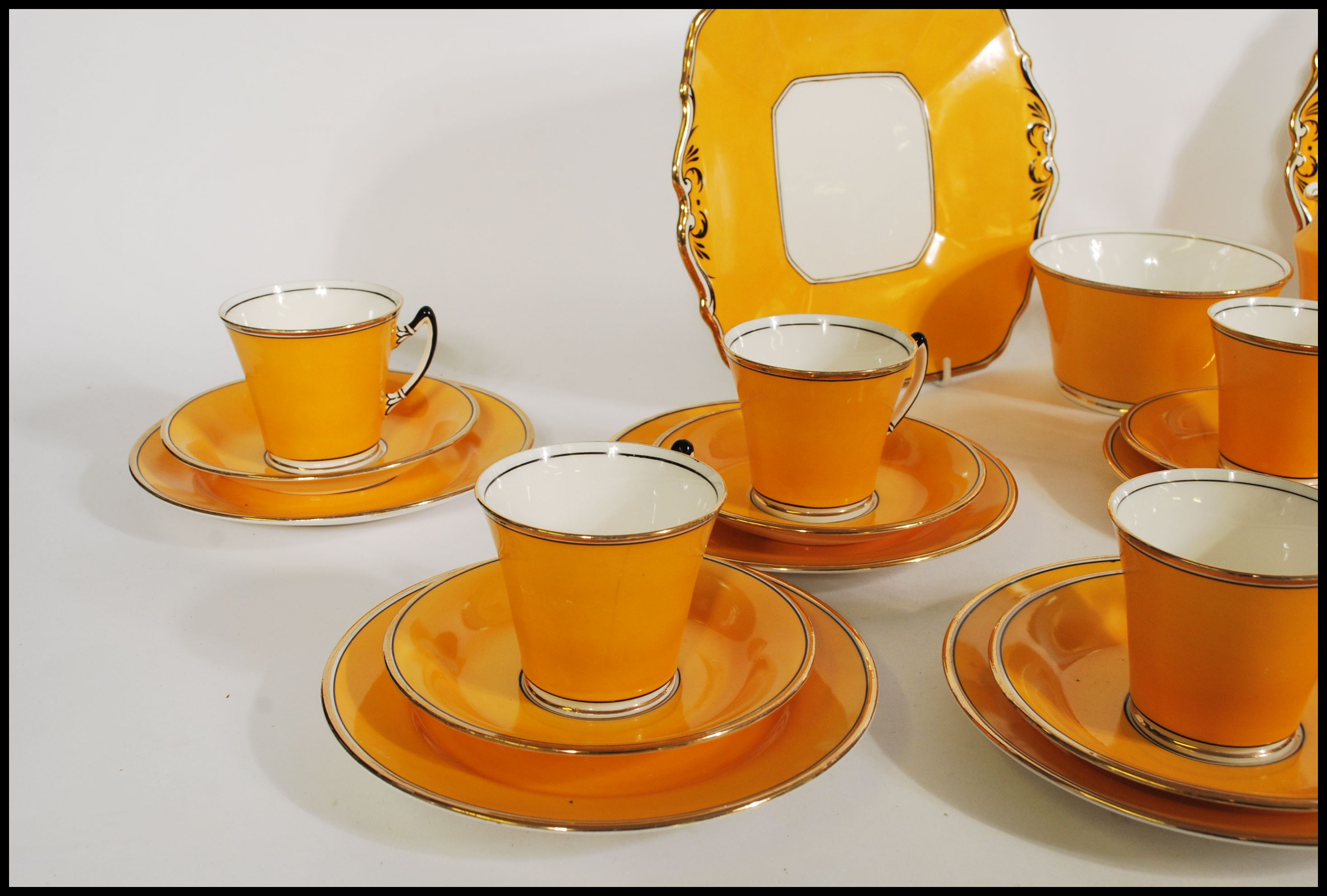 A vintage twelve person Duchess china tea service consisting of twelve cups and saucers sandwich - Image 2 of 4