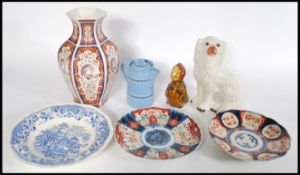 A collection of various vintage ceramics and effects dating from the early 20th Century to include