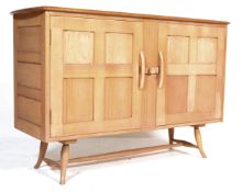 RETRO 1970'S BEECH AND ELM SIDEBOARD CREDENZA BY ERCOL