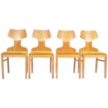 ALPHONS LOEBENSTEIN FOR MEREDEW SET OF 4 DINING CHAIRS