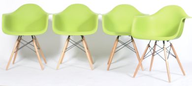 AFTER CHARLES AND RAY EAMES A SET OF CONTEMPORARY DAW CHAIRS