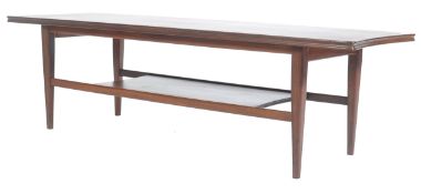 RETRO VINTAGE AFROMOSIA TEAK COFFEE TABLE BY RICHARD HORNBY