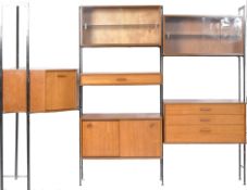 AVALON MODULAR TEAK MID CENTURY WALL SYSTEM