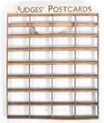RETRO ADVERTISING WALL HANGING RACK FOR JUDGES POSTCARDS