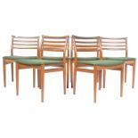 DANISH LADDER BACK DINING CHAIRS BY ERLING TORVITS