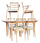DUNVEGAN RETRO TEAK DINING TABLE AND CHAIRS BY A.H. McINTOSH
