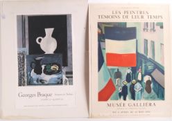 FRENCH ART MUSUEM POSTERS OF RAOUL DULY AND GEORGE BARQUE