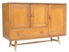 A WINDSOR PATTERN SIDEBOARD CREDENZA BY ERCOL